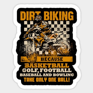 Motocross tshirt Sticker